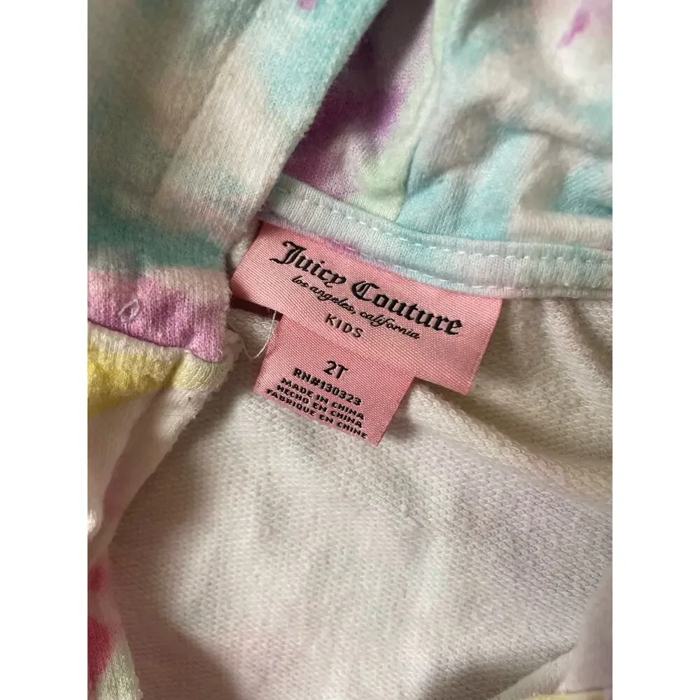 Juicy Couture Two Piece Tie Dye Toddler 2T Set